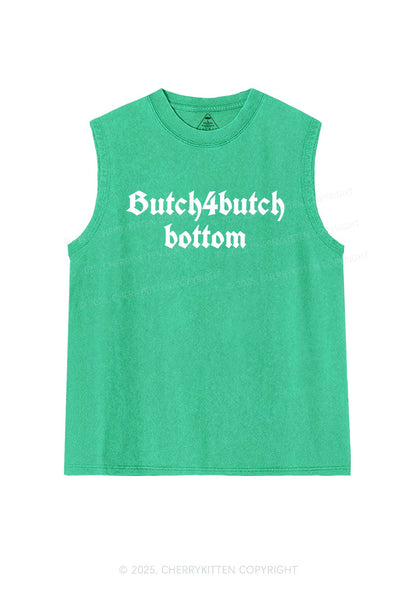 Butch Bottom Pride Y2K Washed Muscle Tank Cherrykitten