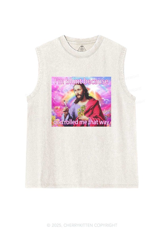 Im Blunt Y2K Washed Muscle Tank Cherrykitten