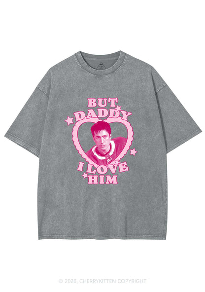 But Daddy I Love HW Y2K Shirts Washed Tee Cherrykitten