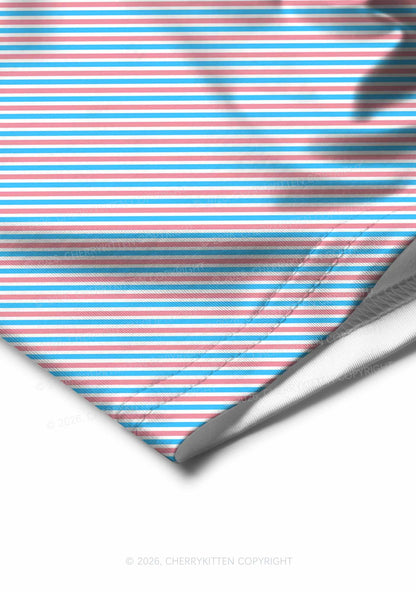 Trans Stripes Pride Y2K Print Men Boxer Briefs Cherrykitten
