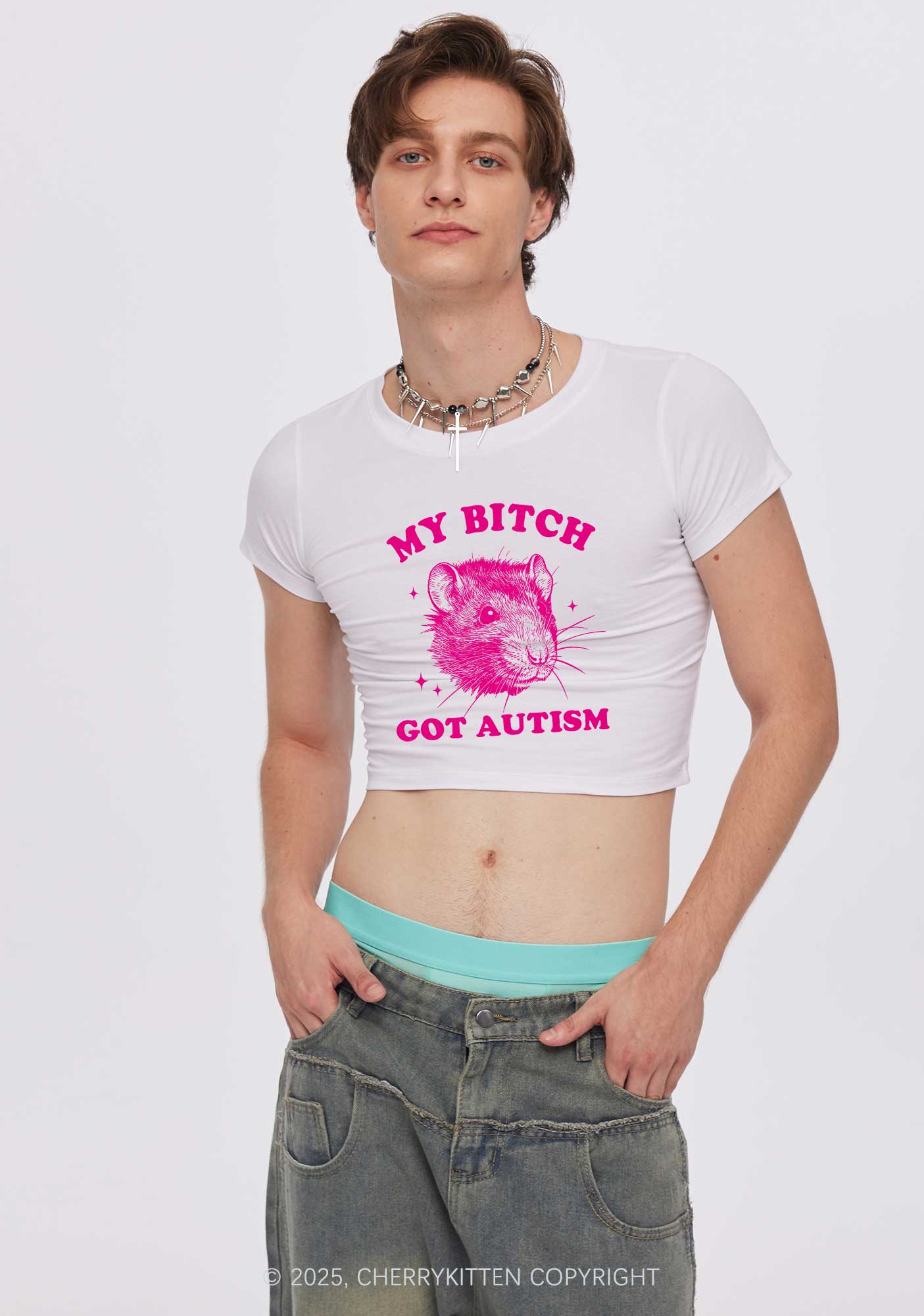 Autistic Princess Rats Y2K Valentine's Day Couple Shirt Cherrykitten