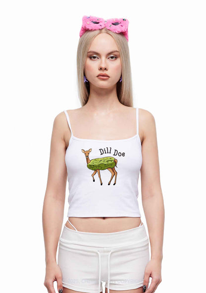 Dill Doe Y2K Spaghetti Strap Cami Cherrykitten