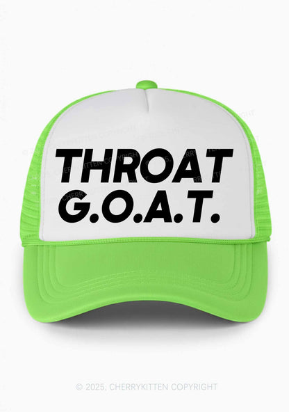Throat Goat Y2K Colorblock Trucker Hat Cherrykitten