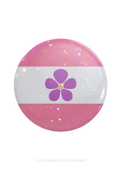Sapphic Flag Pride 1Pc Y2K Pin Badge Cherrykitten