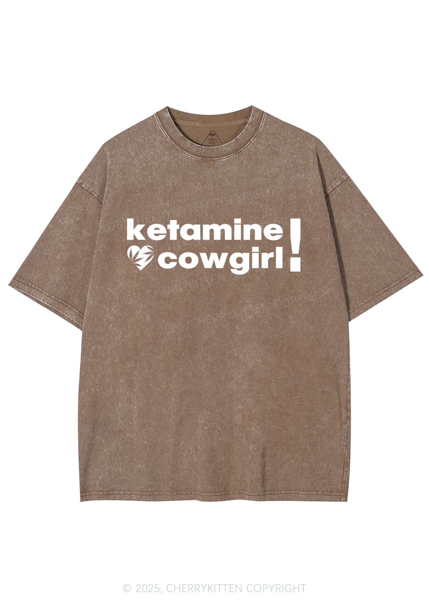 K Cowgirl Y2K Shirts Washed Tee Cherrykitten