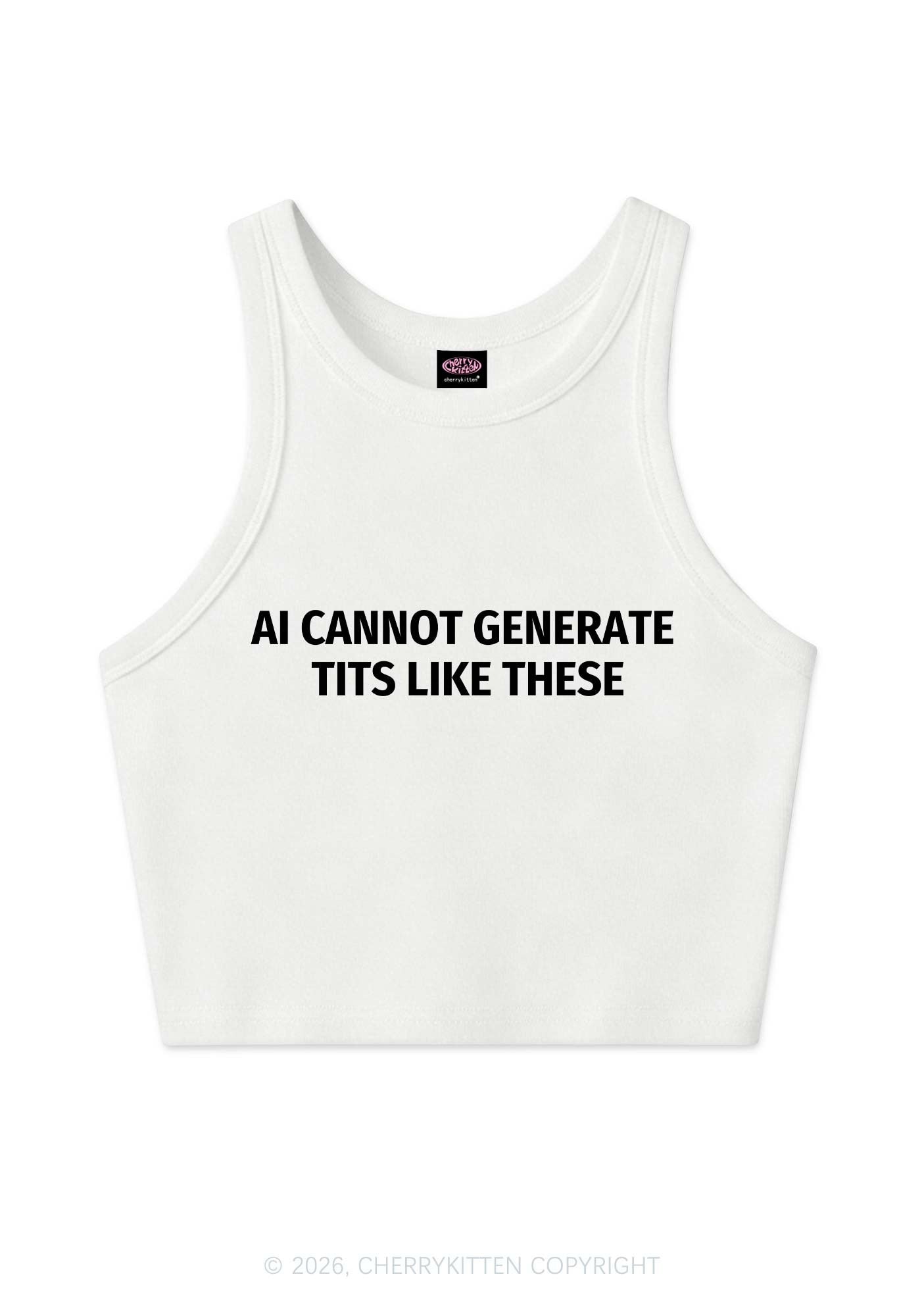 Ai Cannot Generate Txts Y2K Crop Tank Top Cherrykitten