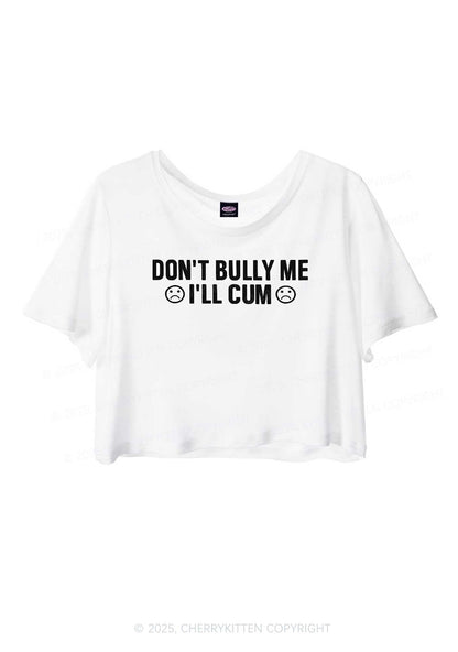 Dont Bully Me Y2K Sheer Crop Tee Cherrykitten