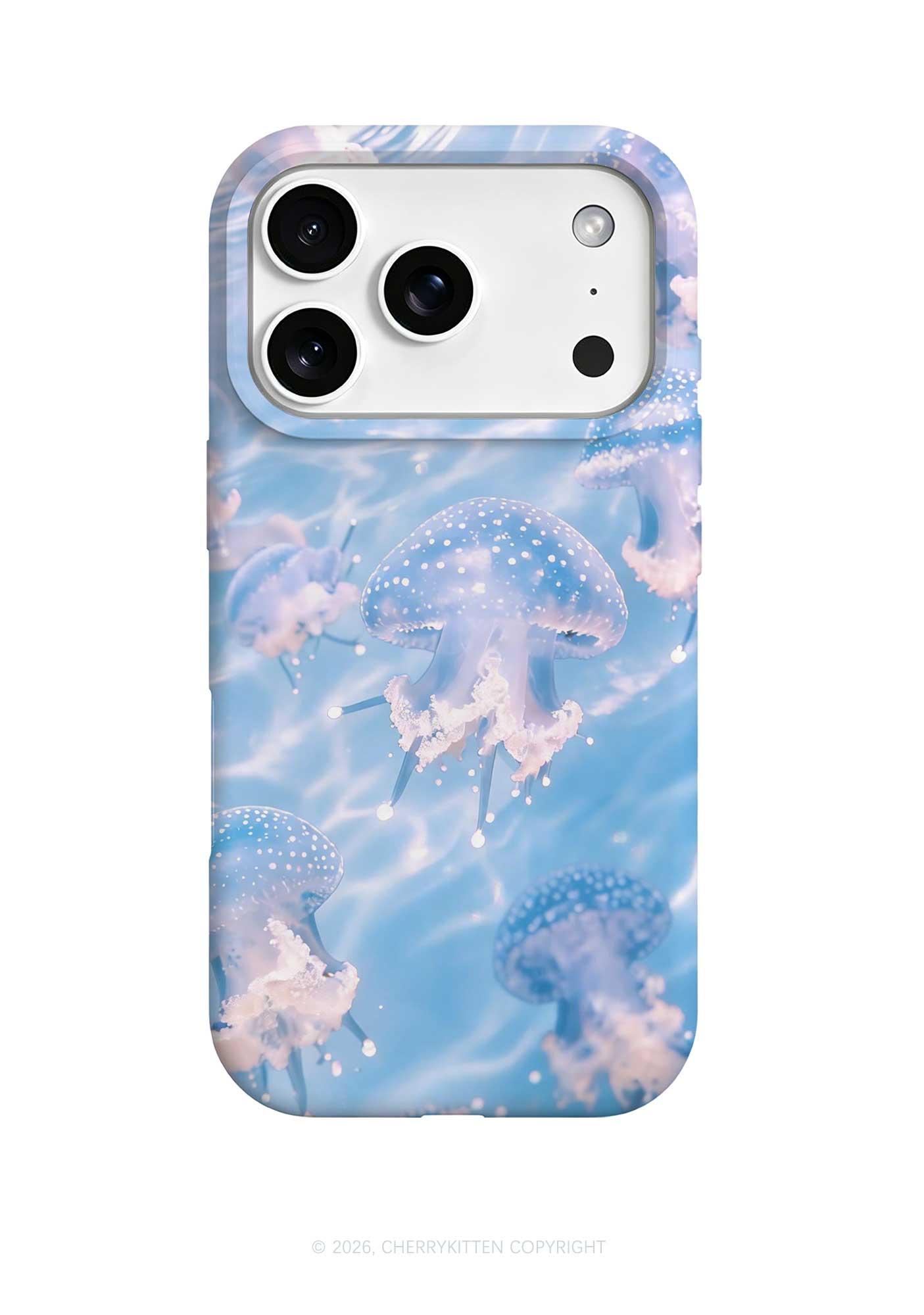 Blue Ocean Jellyfish Y2K Phone Case Cherrykitten