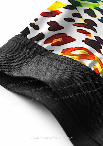 Rainbow Leopard Pride Y2K Print Men Boxer Briefs Cherrykitten