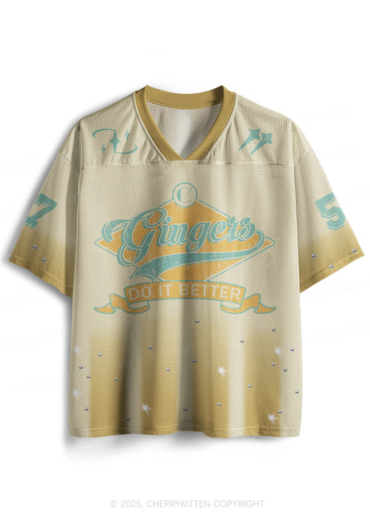Custom Gingers Do Better Y2K Sport Jersey Shirts Cherrykitten