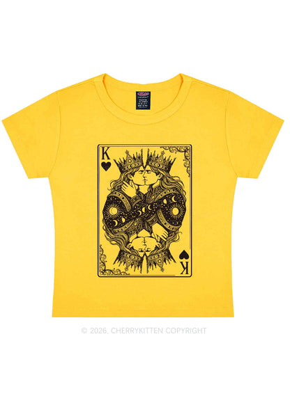 Kings Kissing Pride Y2K Baby Tee Cherrykitten