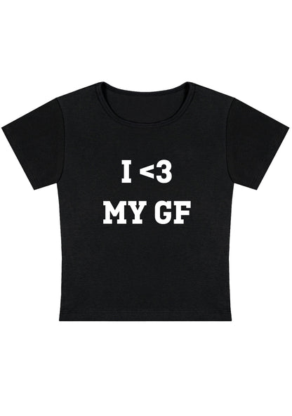 I <3 My GF Y2K Baby Tee