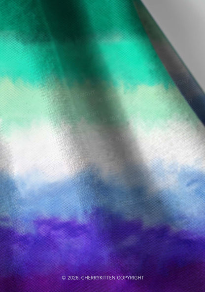 Gay Flag Pride Y2K Print Headband Cherrykitten
