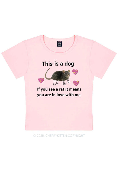If You See Rat Y2K Baby Tee Cherrykitten