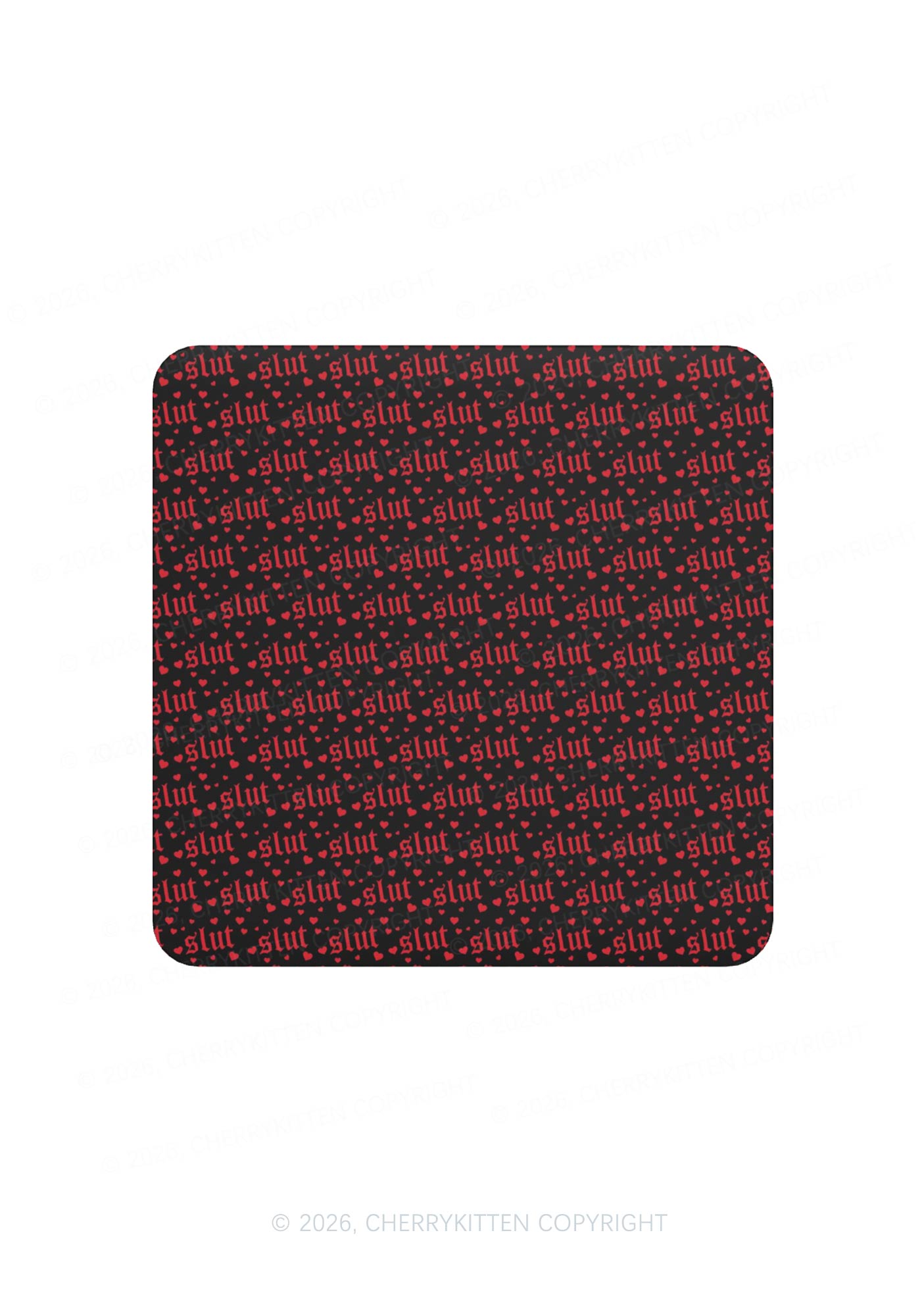Black Slxt Y2K Soft Magnetic Refrigerator Magnet Cherrykitten