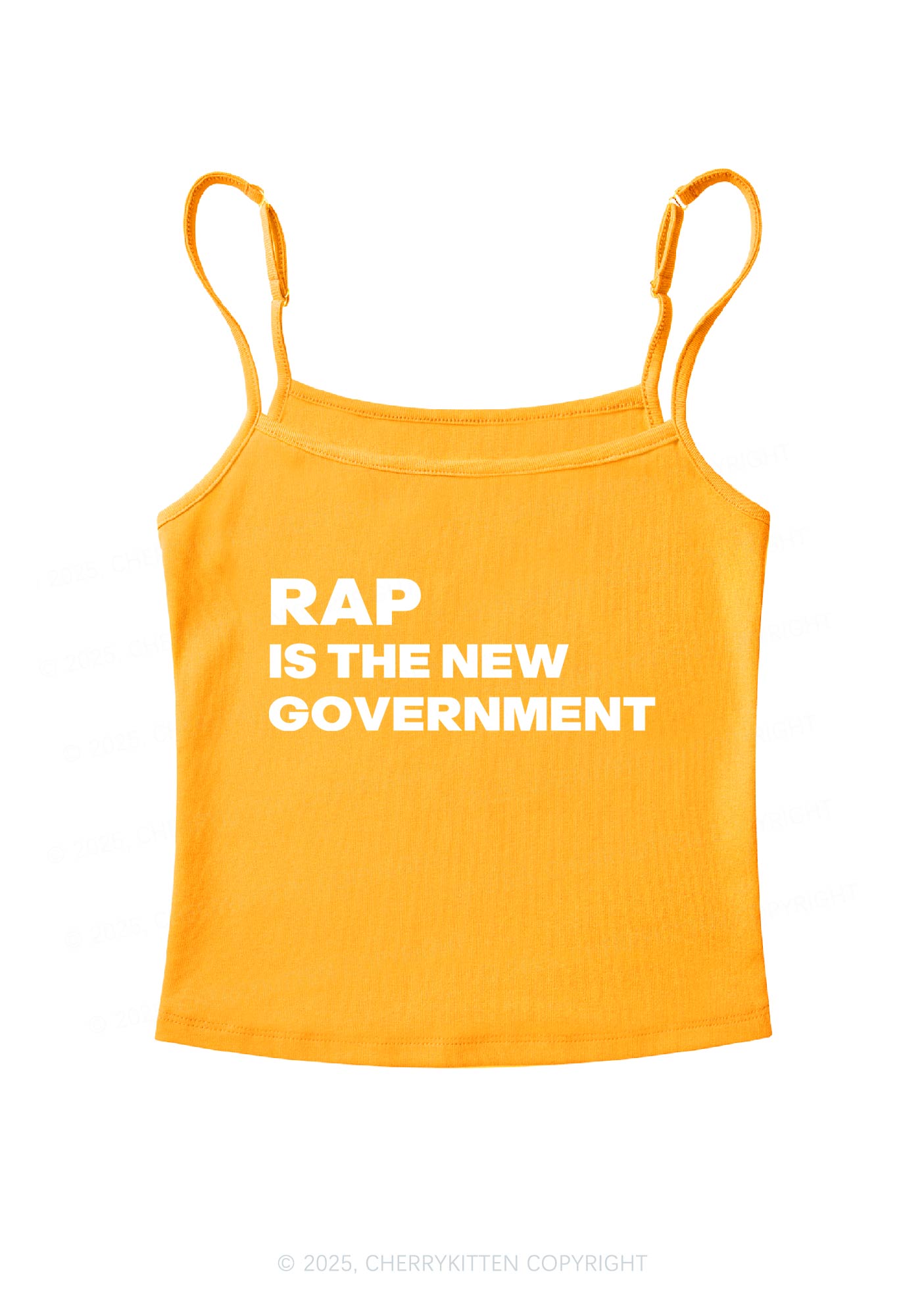 Rap Government Y2K Spaghetti Strap Cami Cherrykitten