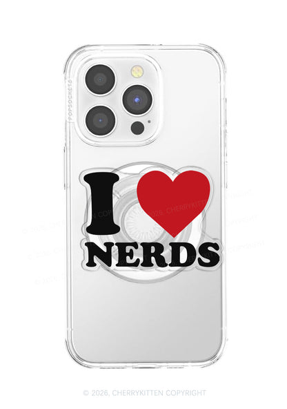 I Love Nerds Y2K Magnetic Phone Grip Holder Cherrykitten