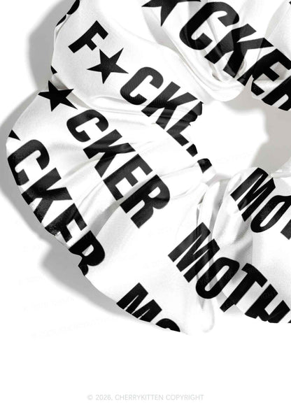 Mother Fxxker Y2K Hair Scrunchie Cherrykitten