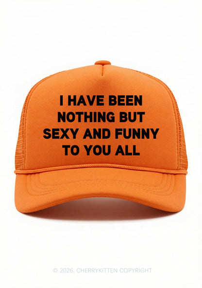 I Have Been Funny Y2K Trucker Hat Cherrykitten
