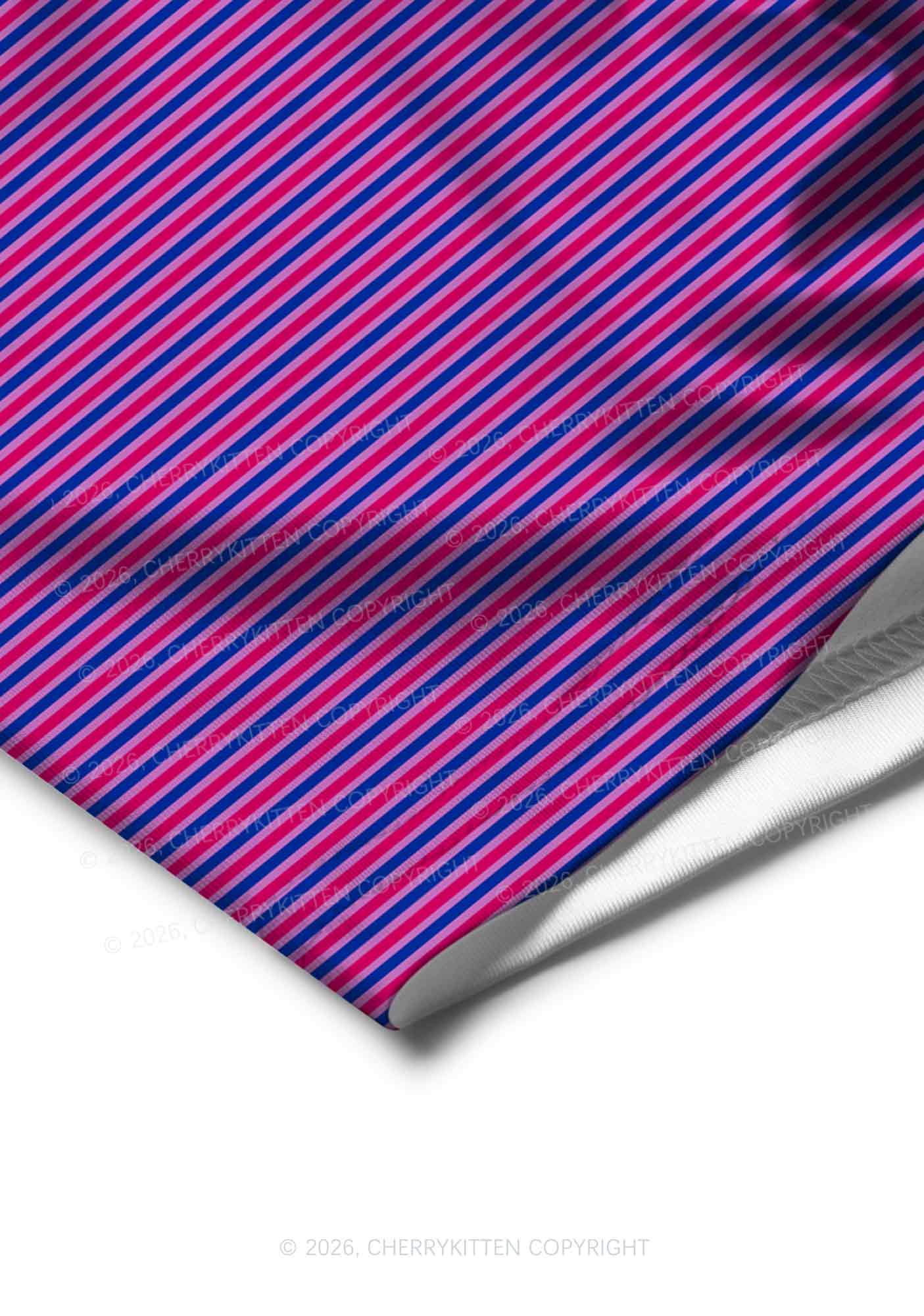 Bisexual Stripes Pride Y2K Print Men Boxer Briefs Cherrykitten