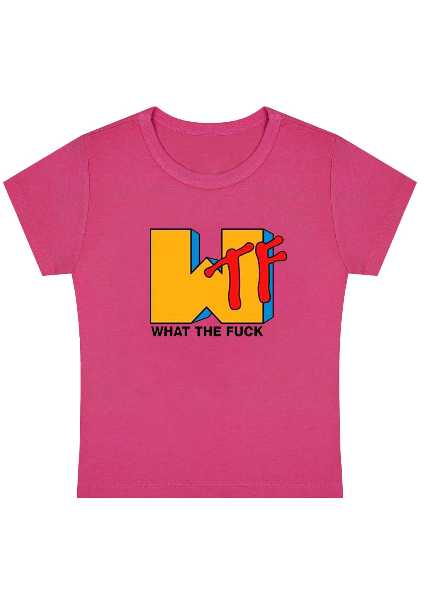 Curvy What The Fxxk Baby Tee