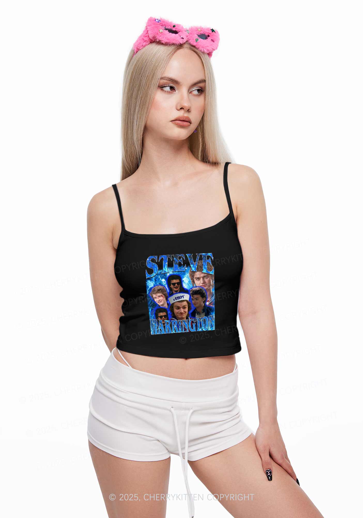 SH Blue Blaze Y2K Spaghetti Strap Cami Cherrykitten