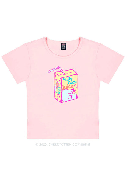 Look Silly Goose Juice Y2K Baby Tee Cherrykitten