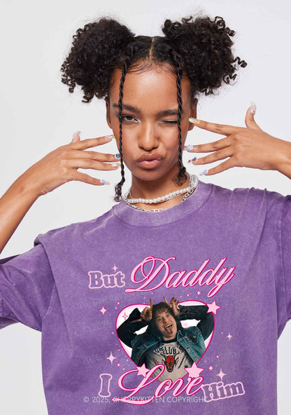 But Daddy I Love EM Y2K Shirts Washed Tee Cherrykitten