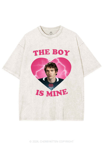 The Boy Is Mine CS Y2K Shirts Washed Tee Cherrykitten