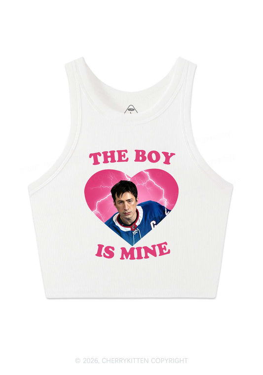 The Boy Is Mine HR Y2K Crop Tank Top Cherrykitten