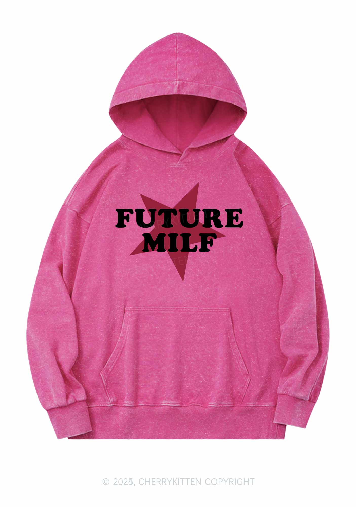 Future Mxxf Y2K Washed Hoodie Cherrykitten