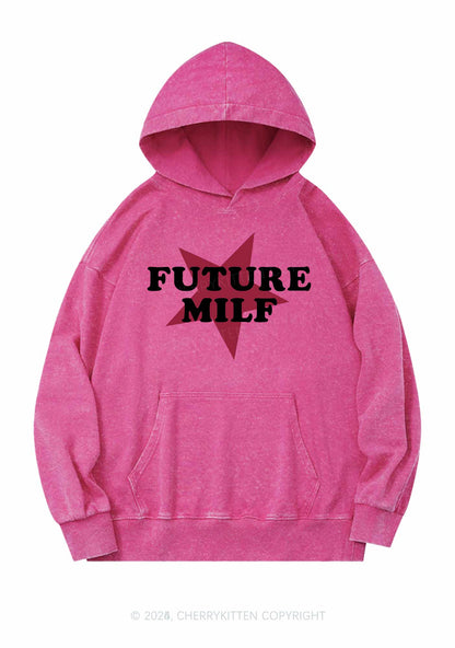 Future Mxxf Y2K Washed Hoodie Cherrykitten