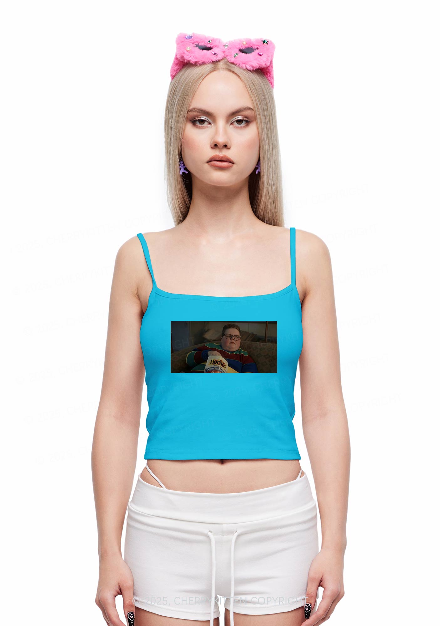 Snack Break Y2K Spaghetti Strap Cami Cherrykitten