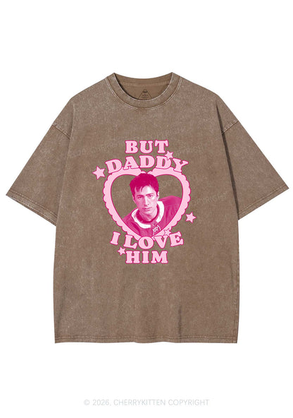 But Daddy I Love HW Y2K Shirts Washed Tee Cherrykitten