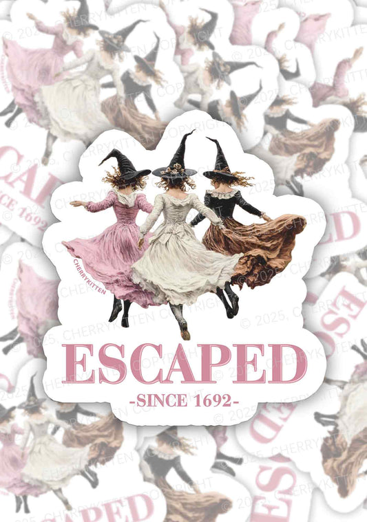 Halloween Escaped Skirts Witches 1pc Y2K Sticker Cherrykitten