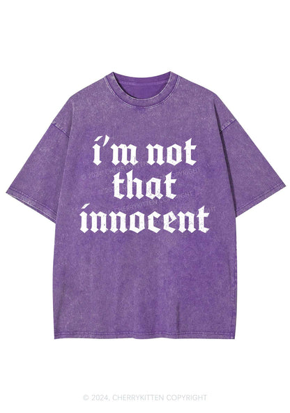 I'm Not That Innocent Y2K Washed Tee Cherrykitten