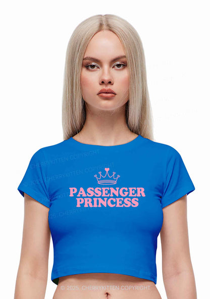 Passenger Princess Designated Driver Y2K Valentine's Day Baby Tee Cherrykitten