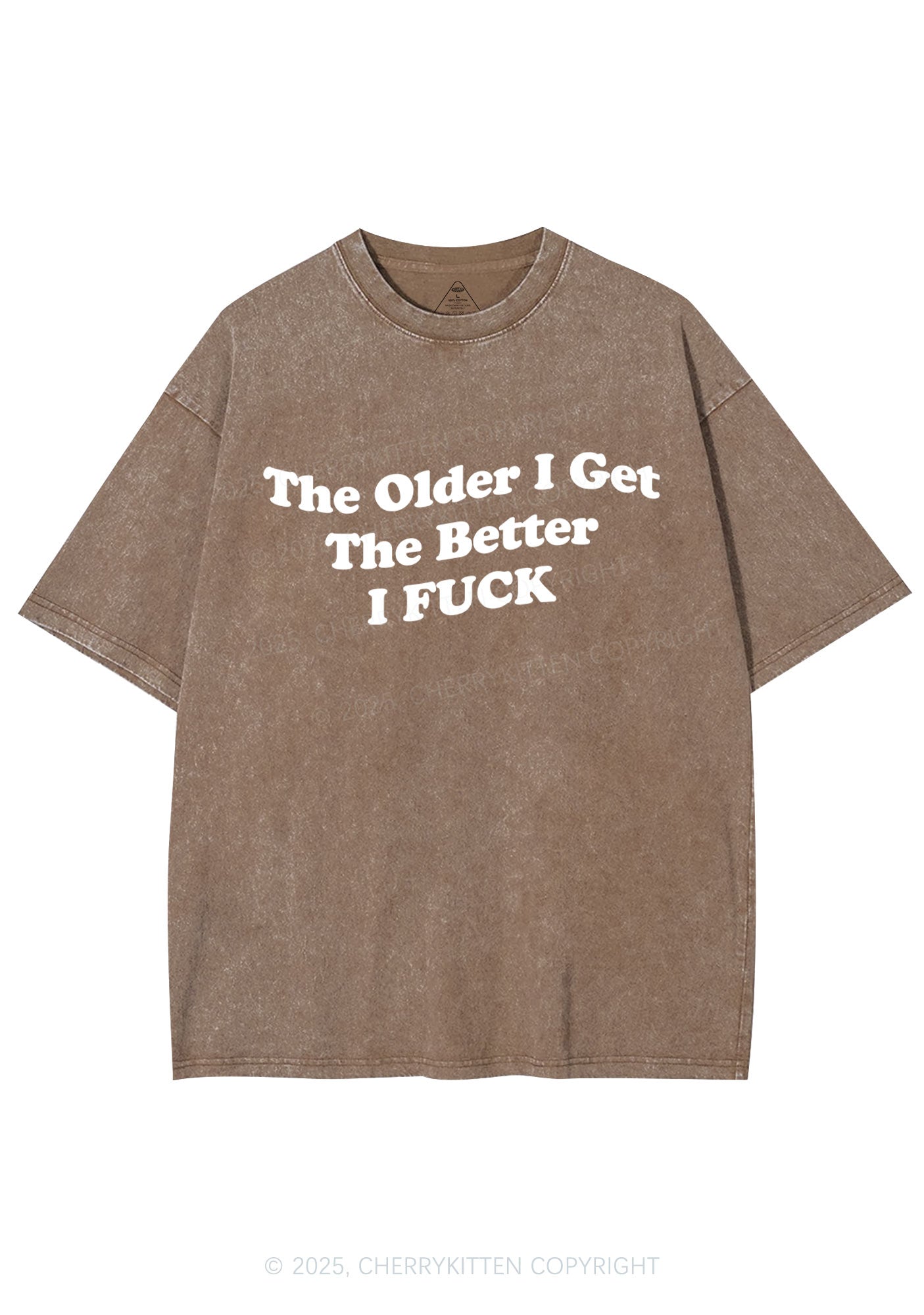 Older Get Better Fxxk Y2K Shirts Washed Tee Cherrykitten