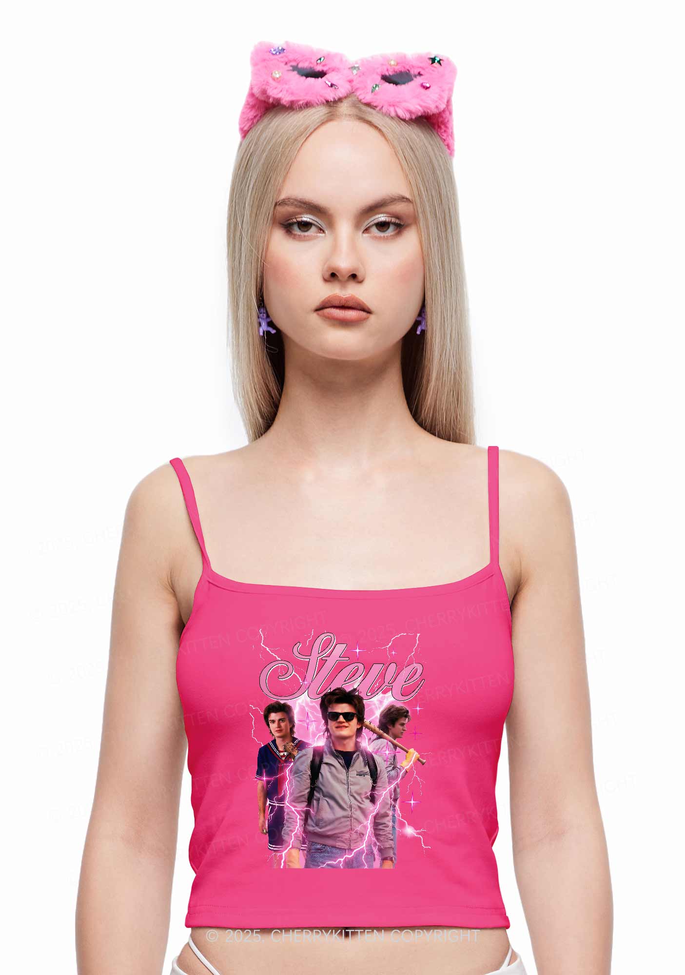 SH Pastel Spark Y2K Spaghetti Strap Cami Cherrykitten