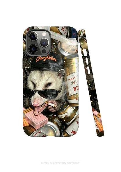 Smoking Opossum Y2K Phone Case Cherrykitten