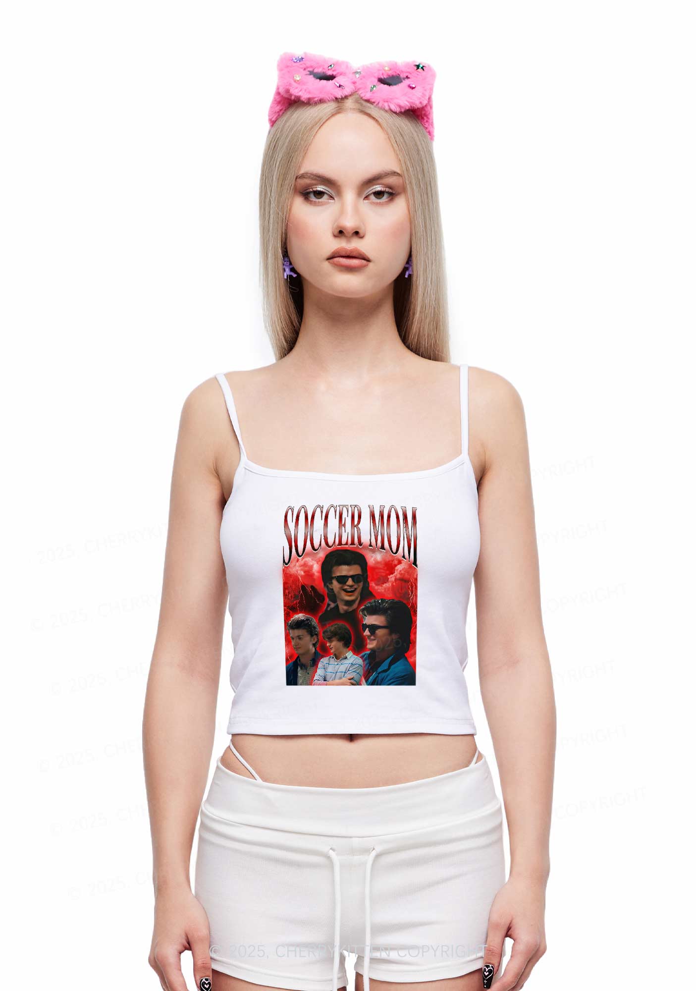 Soccer Mom Y2K Spaghetti Strap Cami Cherrykitten