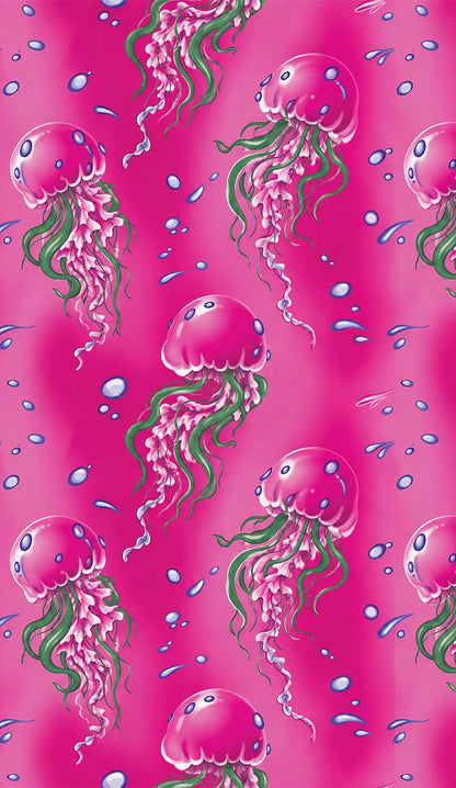 Hot Pink Jellyfish Bubble Y2K Phone Case Cherrykitten