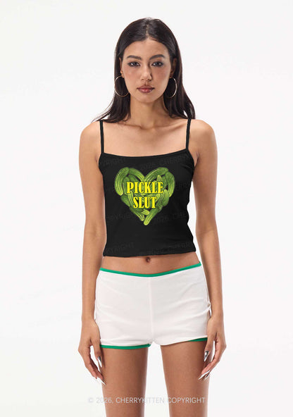 Pickle Slxt Valentine's Day Y2K Spaghetti Strap Cami Cherrykitten