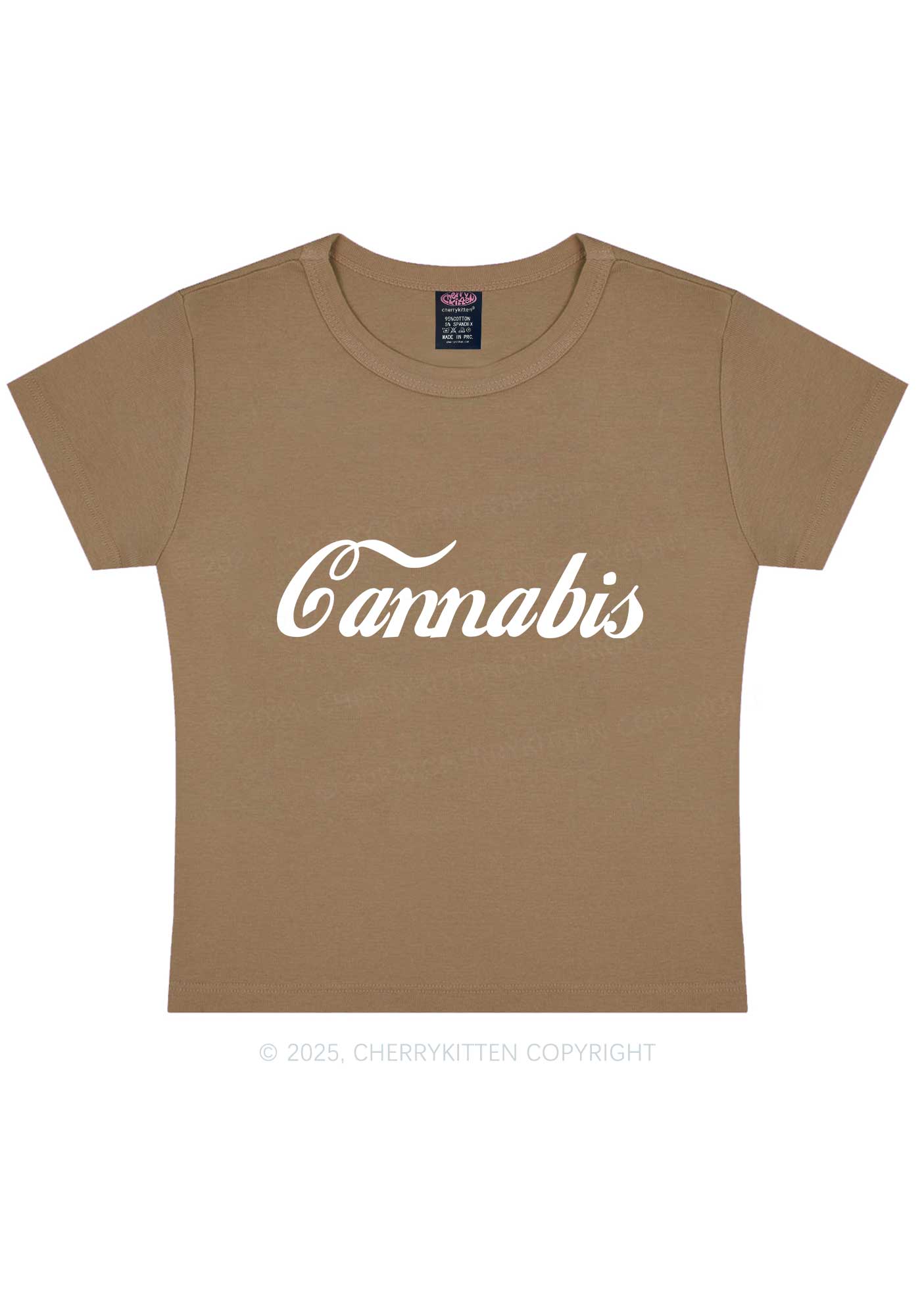 Special Cxnnxbis Y2K Baby Tee Cherrykitten