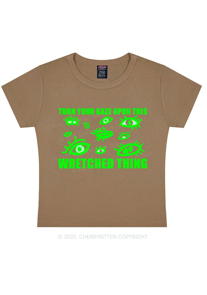 Turn Your Gaze Upon This Y2K Baby Tee Cherrykitten