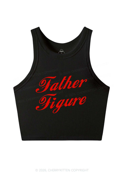 Father Figure Valentine's Day Y2K Crop Tank Top Cherrykitten