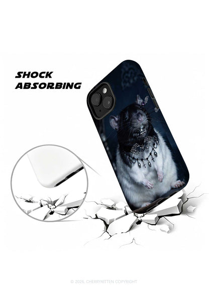 Gothic Jewelry Rat Y2K Phone Case Cherrykitten