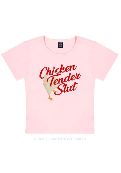 Chicken Tender Slxt Y2K Baby Tee Cherrykitten