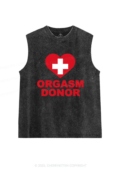 Orgxsm Donor Y2K Washed Muscle Tank Cherrykitten
