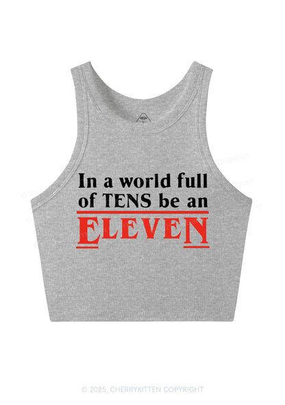 Be An Eleven Y2K Crop Tank Top Cherrykitten